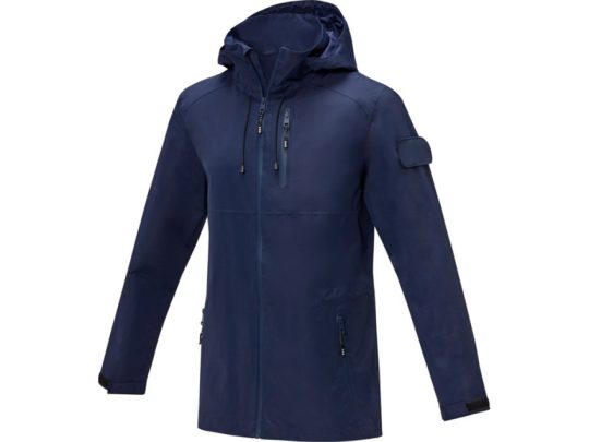 Легкая куртка унисекс Kai, изготовленная из переработанных материалов по стандарту GRS, темно-синий (S), арт. 026884103