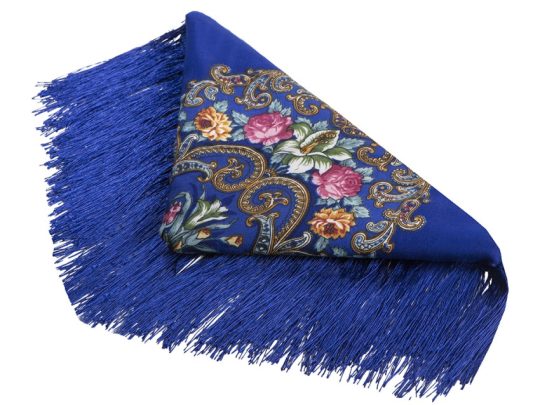 Подарочный набор Матрешка: штоф 0,5л, платок синий, арт. 026910703