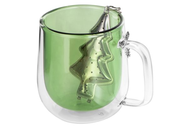 Набор Bergamot: кружка и ситечко для чая, зеленый, арт. 026882903