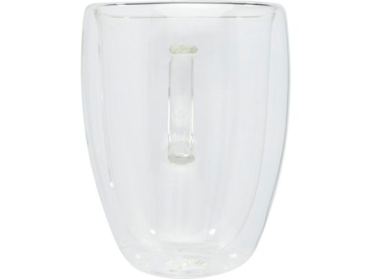 Стеклянный стакан Manti объемом 350 мл с двойными стенками и подставкой из бамбука, 2 шт. , natural, арт. 026905303