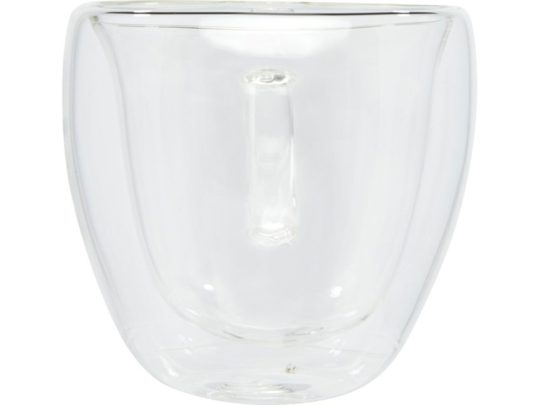 Стеклянный стакан Manti объемом 100 мл с двойными стенками и подставкой из бамбука, 2 шт. , natural, арт. 026905103