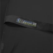 Зонт-трость Colorline с цветными спицами и куполом из переработанного пластика, черный/синий, арт. 026861103