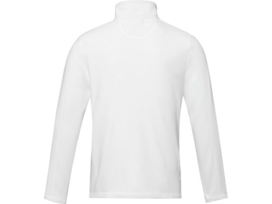 Мужская флисовая куртка Amber на молнии из переработанных материалов по стандарту GRS, белый (2XL), арт. 026890003