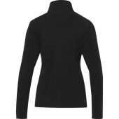 Женская флисовая куртка Amber на молнии из переработанных материалов по стандарту GRS, черный (S), арт. 026895503