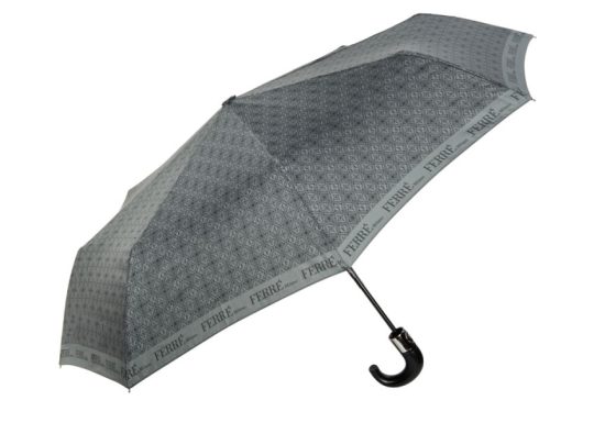 Зонт складной автоматический Ferre Milano, серый, арт. 027059303