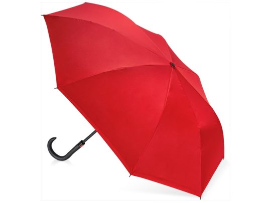 Зонт-трость наоборот Inversa, полуавтомат, красный/серебристый, арт. 026960503