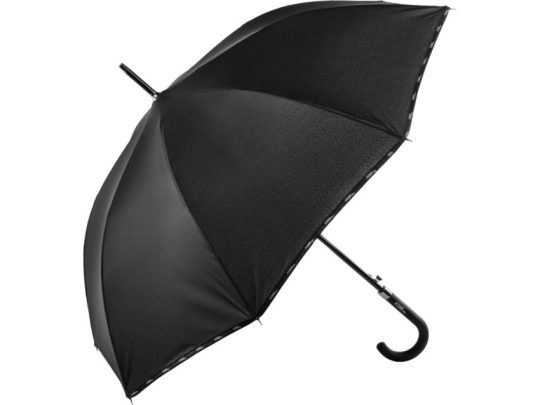 Зонт-трость полуавтоматический Ferre Milano, черный, арт. 027059403