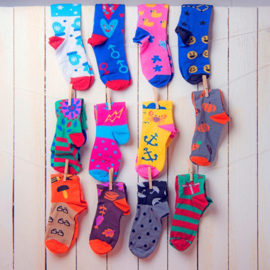 Подарочный набор  «12 месяцев», 12 пар тематических носков