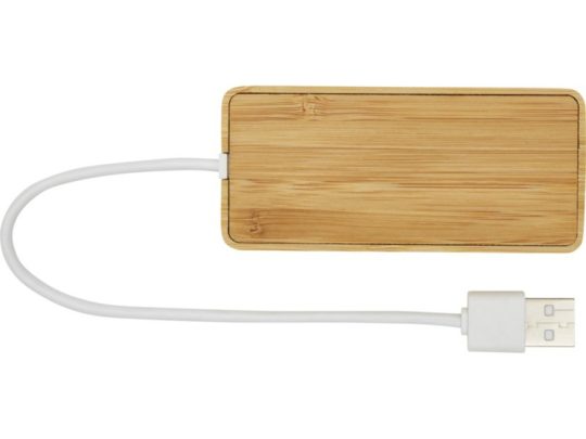 USB-концентратор Tapas из бамбука, натуральный, арт. 026922203