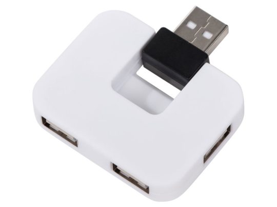 USB Hub Gaia на 4 порта, белый, арт. 027057703
