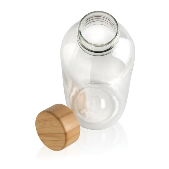 Бутылка для воды из rPET (стандарт GRS) с крышкой из бамбука FSC®, арт. 026944306
