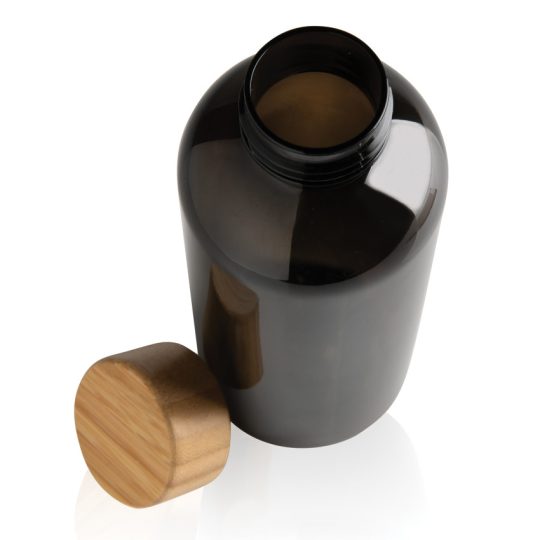 Бутылка для воды из rPET (стандарт GRS) с крышкой из бамбука FSC®, арт. 026944406