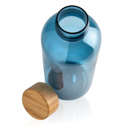 Бутылка для воды из rPET (стандарт GRS) с крышкой из бамбука FSC®, арт. 026944506
