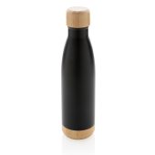 Вакуумная бутылка из нержавеющей стали и бамбука, 520 мл, арт. 026948106
