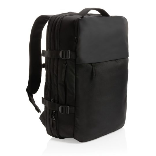 Рюкзак для путешествий Swiss Peak из rPET AWARE™ с регулируемым объемом, 15.6″, арт. 026948906