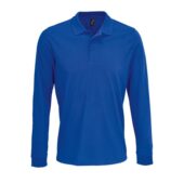 Рубашка поло с длинным рукавом Prime LSL, ярко-синяя (royal), размер S