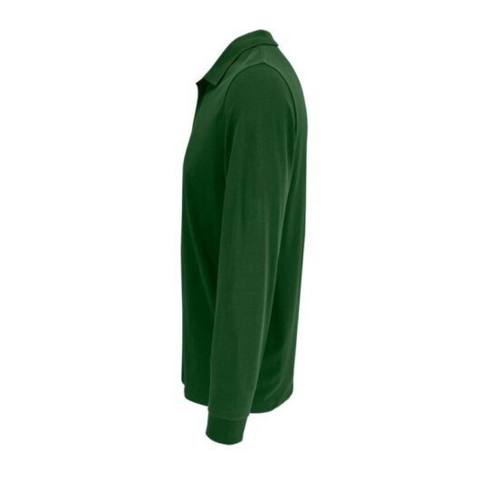 Рубашка поло с длинным рукавом Prime LSL, темно-зеленая, размер S