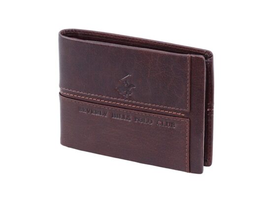 Бумажник мужской Beverly Hills Polo Club, коричневый, арт. 027371903