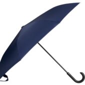 Зонт-трость наоборот Inversa, полуавтомат, темно-синий, арт. 027364003