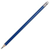 Шестигранный карандаш с ластиком Presto, синий, арт. 027366203