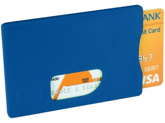 Защитный RFID чехол для кредитной карты Arnox, ярко-синий, арт. 027368703
