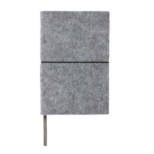 Блокнот в мягкой обложке из переработанного фетра (стандарт GRS), А5, арт. 027259006
