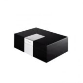 Коробка для сигар Ligne2. S.T.Dupont, черный/серебристый, арт. 027362503