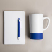 Набор подарочный ARTKITS: ежедневник, кружка с цветным дном,стружка,  коробка, синий