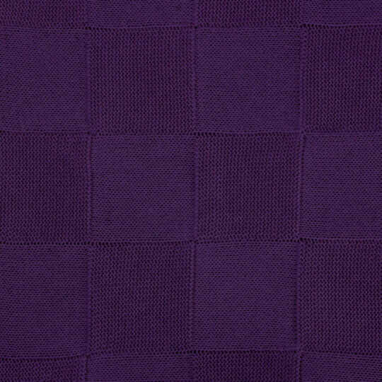 Плед Cella вязаный, 160*90 см, фиолетовый (без подарочной коробки)