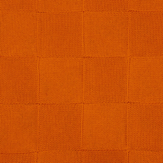 Плед Cella вязаный, 160*90 см, оранжевый (без подарочной коробки)