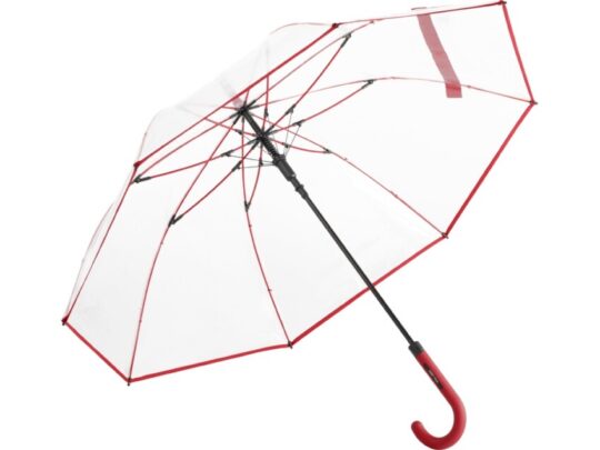 Зонт 7112 AC regular umbrella FARE® Pure  transparent-red, арт. 027534603