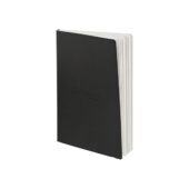 Блокнот Notebook, черная искусcтвенная кожа с логотипом Dupont, формат А5, бумага: линованная, арт. 027408103