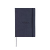 Блокнот Notebook, синяя искуcственная кожа с логотипом Dupont, формат А5, бумага: линованная, арт. 027408203