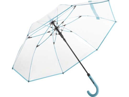 Зонт 7112 AC regular umbrella FARE® Pure  transparent-petrol, арт. 027534503