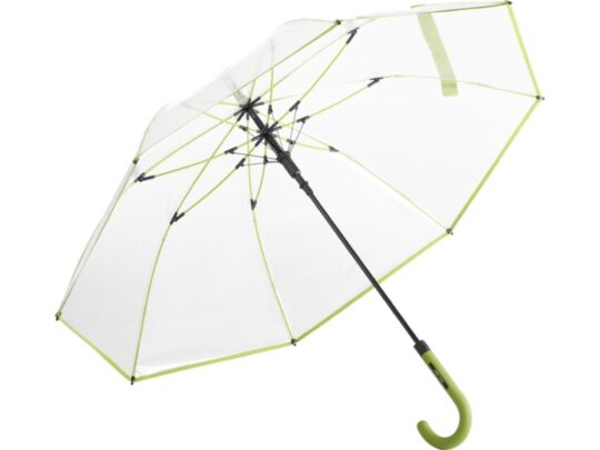 Зонт 7112 AC regular umbrella FARE® Pure  transparent-lime, арт. 027534303