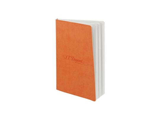 Блокнот Notebook, оранжевая искусcтвенная кожа с логотипом Dupont, формат А5, бумага: линованная, арт. 027408403