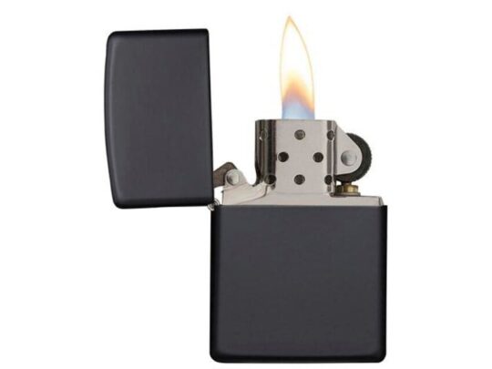 Зажигалка ZIPPO Classic с покрытием Black Matte, латунь/сталь, чёрная, матовая, 38x13x57 мм, арт. 027631003