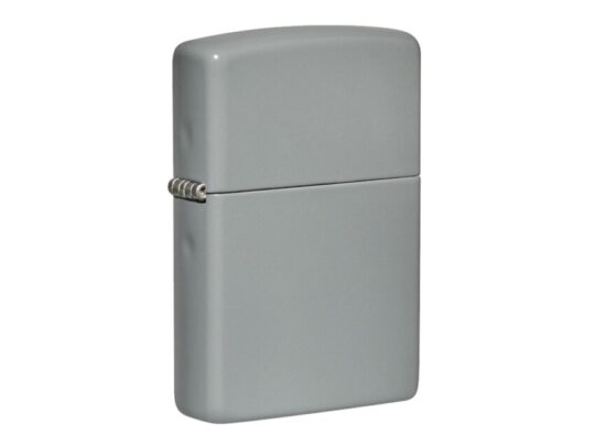 Зажигалка ZIPPO Classic с покрытием Flat Grey, латунь/сталь, серая, глянцевая, 38x13x57 мм, арт. 027630103