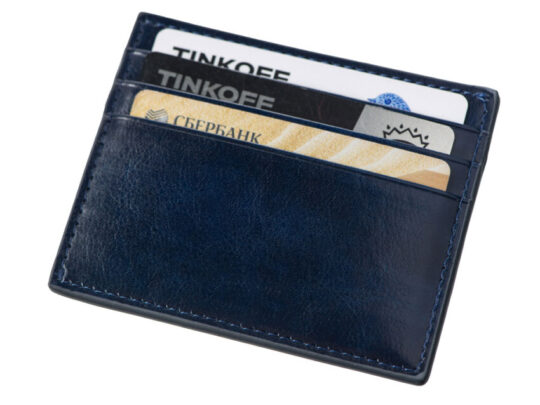 Картхолдер для 6 пластиковых карт с RFID-защитой Fabrizio, синий, арт. 027597503
