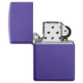 Зажигалка ZIPPO Classic с покрытием Purple Matte, латунь/сталь, фиолетовая, матовая, 38x13x57 мм, арт. 027630503