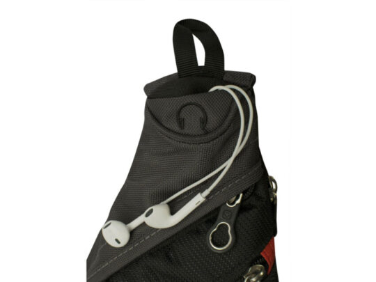 Рюкзак SWISSGEAR с одним плечевым ремнем, 25x15x45 см, 7 л, черный/серый (7л), арт. 027564803