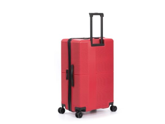 Чемодан TORBER Elton, красный, ABS-пластик, 47 х 32 х 78 см, 96 л (L), арт. 027636803