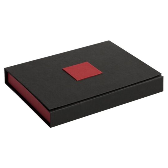 Коробка Plus, черная с красным