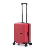 Чемодан TORBER Elton, красный, ABS-пластик, 38 х 24 х 54 см, 35 л (S), арт. 027637003