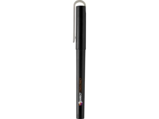 Гелевая шариковая ручка Mauna из переработанного PET-пластика, черный, арт. 027680703