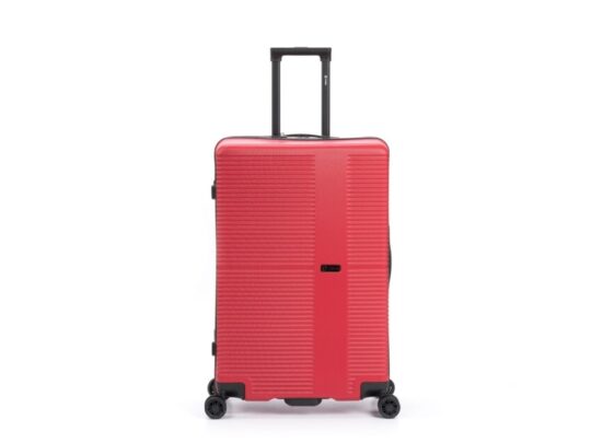 Чемодан TORBER Elton, красный, ABS-пластик, 47 х 32 х 78 см, 96 л (L), арт. 027636803