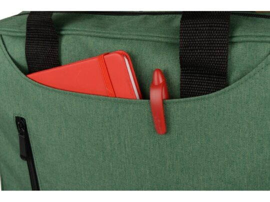 Сумка для ноутбука Wing с вертикальным наружным карманом, зеленый (Р), арт. 027567703