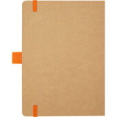 Блокнот Berk формата из переработанной бумаги, оранжевый, арт. 027681403