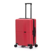 Чемодан TORBER Elton, красный, ABS-пластик, 41 х 28 х 68 см, 64 л (M), арт. 027636903