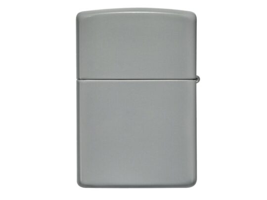 Зажигалка ZIPPO Classic с покрытием Flat Grey, латунь/сталь, серая, глянцевая, 38x13x57 мм, арт. 027630103